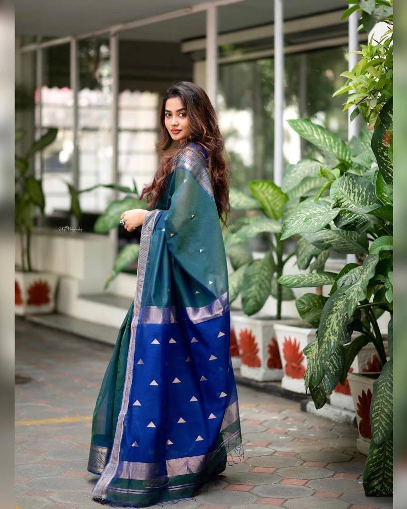 DDF Triveni Party Wear Soft Banarasi Silk Sarees Catalog